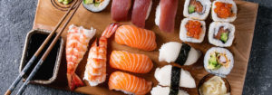 La cuisine Nikkei et des sushi
