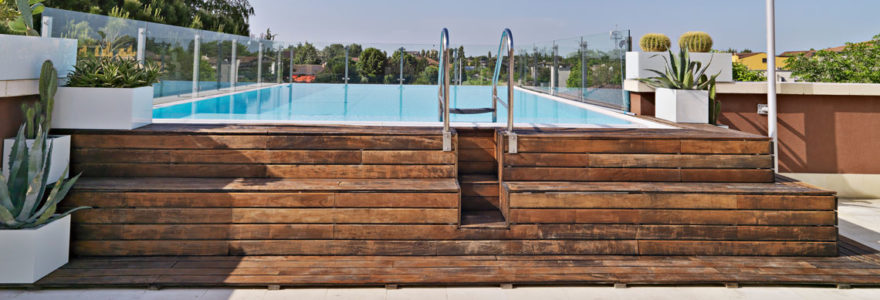 Piscine hors sol en bois